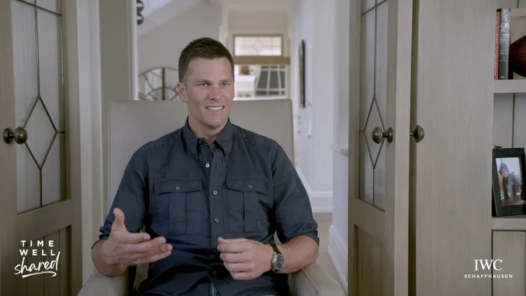Tom Brady: em novo programa da IWC Schaffhausen durante quarentena (IWC/Divulgação)