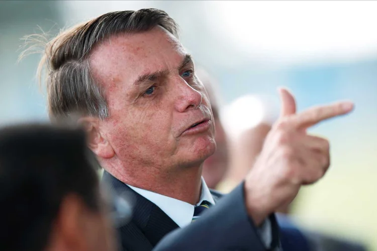 Jair Bolsonaro: indicação que o presidente fez de Alexandre Ramagem para assumir a direção-geral da Polícia Federal foi barrada pelo STF (Ueslei Marcelino/Reuters)