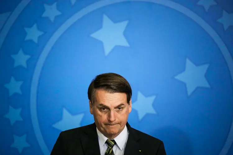 Jair Bolsonaro: presidente foi acusado pelo ex-ministro Sergio Moro de interferir na Polícia Federal (Ueslei Marcelino/Reuters)