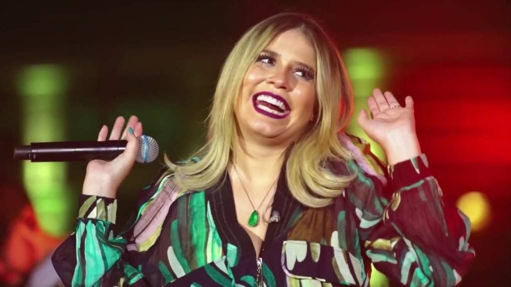 Marília Mendonça: cantora sertaneja teve mais de 3,3 milhões de pessoas assistindo seu show via streaming (Marília Mendonça/Reprodução)