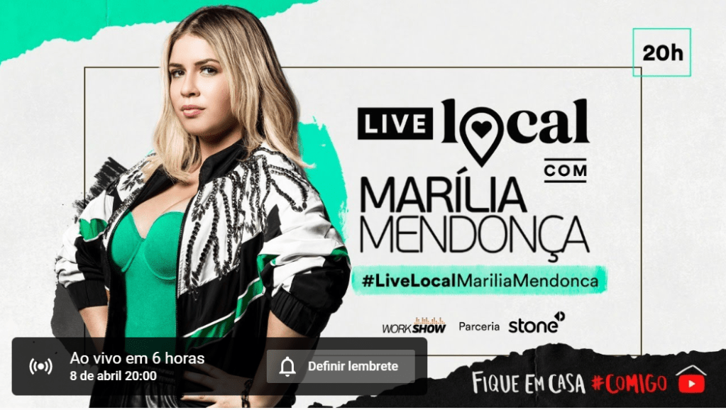 Marília Mendonça faz show em live nesta quarta-feira