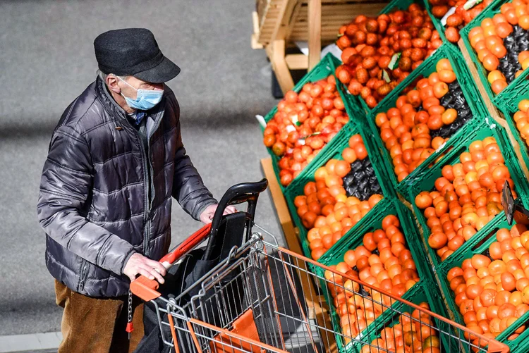 Frequência: a ida aos hipermercados aumentou 7% durante a pandemia. (Thomas Kronsteiner/Getty Images)
