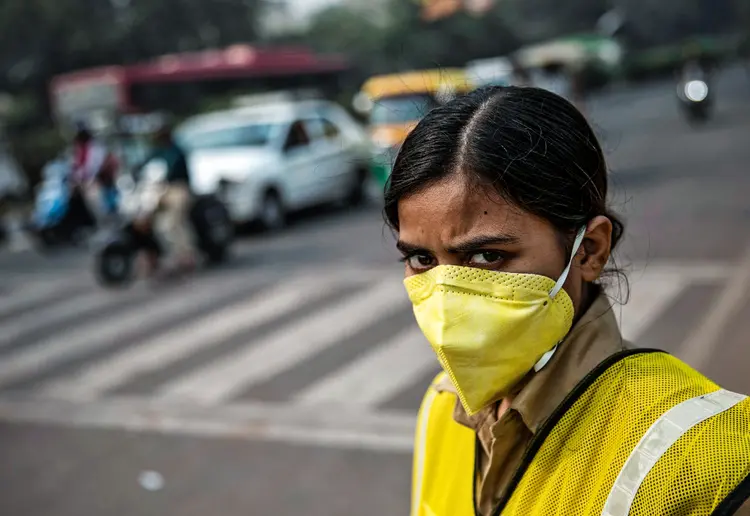 NOVA DELHI: existe um risco de a pandemia levar a um grande caos social e econômico no país (Danish Siddiqui/Reuters)