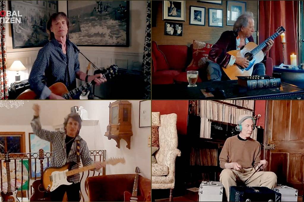 Rolling Stones: banda foi um dos destaques do vídeo de hoje (Getty Images / Equipe/Getty Images)