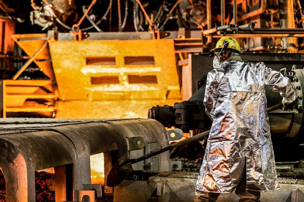 Usiminas: as vendas de minério de ferro cresceram 17% no primeiro trimestre (Alexandre Mota/Reuters)