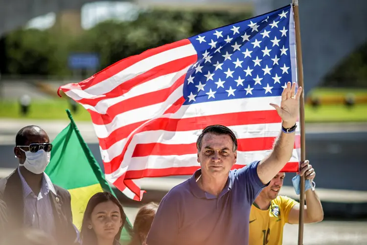 Bolsonaro: presidente participou de protesto contra STF e afirmou que "chegou ao limite" (Ueslei Marcelino/Reuters)