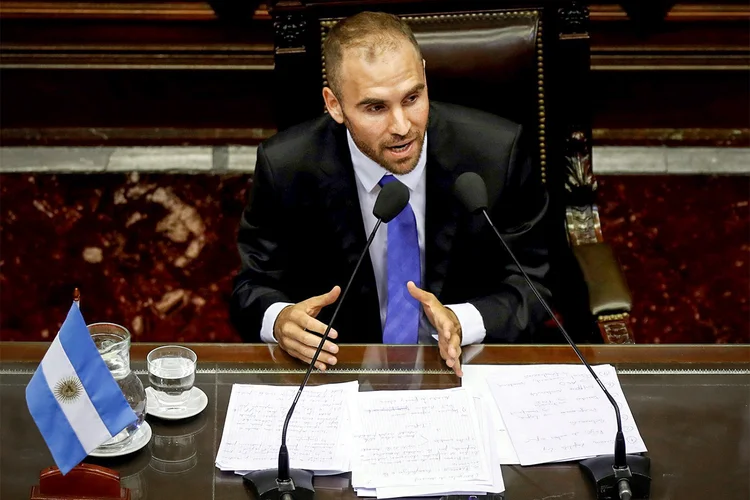 Martin Guzman: ministro lembrou também que a pandemia de coronavírus foi "um choque absolutamente massivo" (Agustin Marcarian/File Photo/Reuters)
