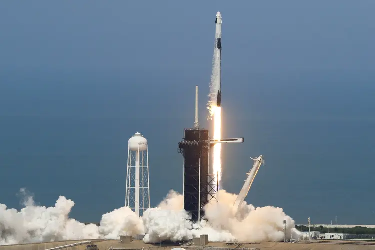 Lançamento da SpaceX: na sexta-feira, 23, ocorre a segunda viagem da capsula Crew Dragon (Joe Skipper/Reuters)
