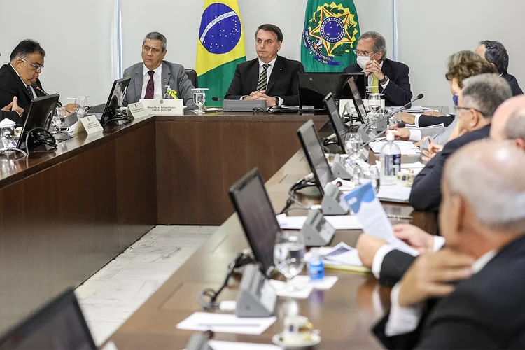 Bolsonaro: presidente afirmou que o grupo do empresariado foi ao STF levar as "aflições" do setor (Marcos Corrêa/PR/Flickr)