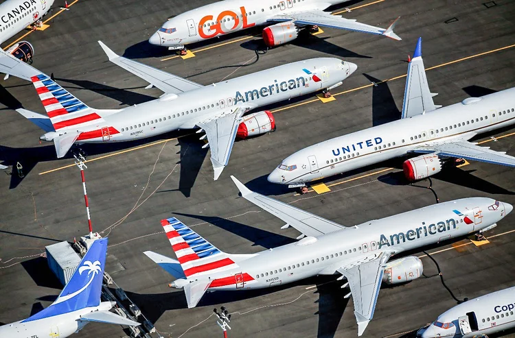 Aviões da Boeing: os voos 373 MAX da aérea estão suspensos desde o mês de março (Lindsey Wasson/File Photo/Reuters)