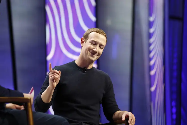 Mark Zuckerberg: o presidente do Facebook é contra redes sociais atuando como árbitros da verdade (George Frey/Bloomberg via Getty Images/Getty Images)