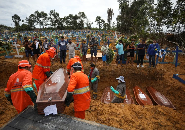 Manaus: a capital do Amazonas tem mais de 70% das mortes de todo o estado. (Bruno Kelly/Reuters)