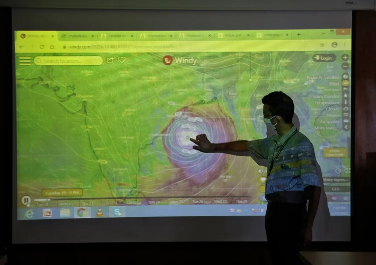 Desastres naturais: o ciclone Amphan deve atingir a Ásia nesta quarta-feira (20)