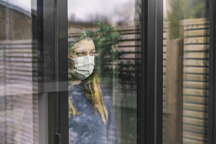 Ansiedade: a pesquisa revela que as mulheres são mais propensas a sofrer com ansiedade e depressão durante a epidemia, em especial as que continuam trabalhando (Justin Paget/Getty Images)