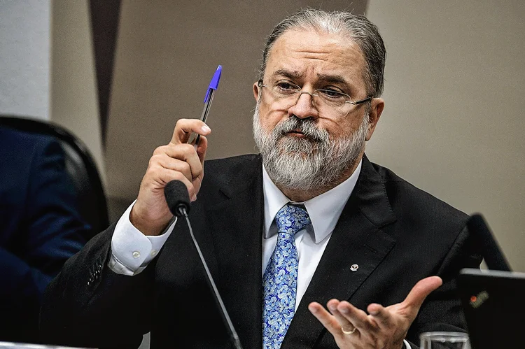 Augusto Aras na sabatina do Senado (Pedro França/Agência Senado)