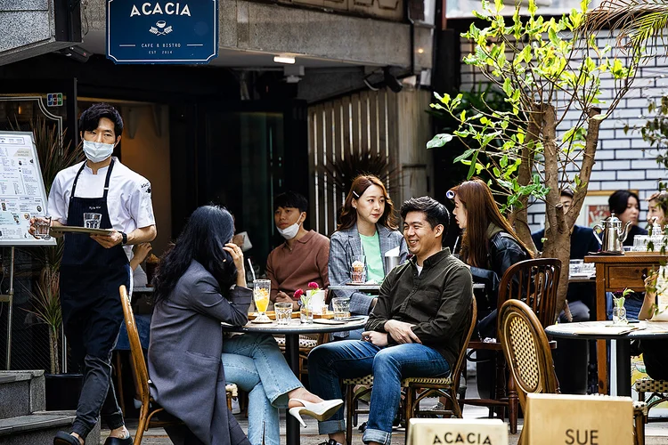 Seul: 18 novos casos foram relatados nas 24 horas até a meia-noite de sexta (SeongJoon Cho/Bloomberg/Getty Images)