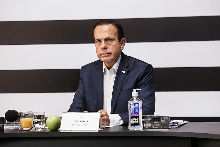 João Doria: "Quero deixar claro que o governo de São Paulo não tolera e não tolerará nenhum comportamento que seja de violência praticada pela Polícia Militar, Polícia Civil, Bombeiros ou qualquer outra polícia que esteja sob o comando do governo do estado de São Paulo" (Governo de SP/Flickr)