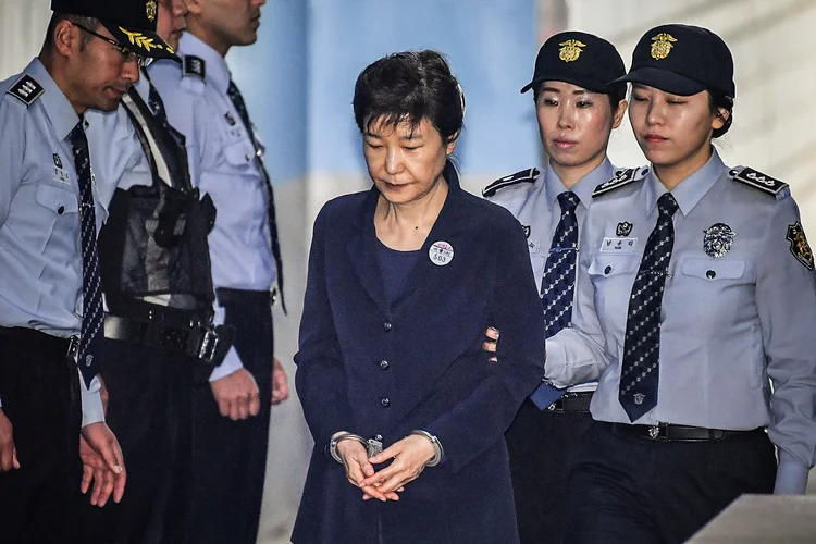 Coreia do Sul: Park Geun-hye foi condenada a 32 anos de prisão em 2018 (Song Kyung-Seok-Pool/Getty Images)