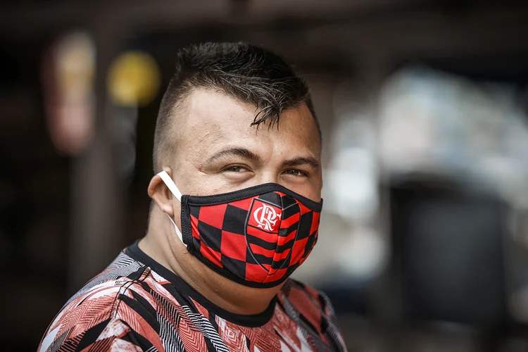 Flamengo: nesta semana, o massagista do clube morreu aos 68 anos vítima do coronavírus (Bruno Kelly/Reuters)