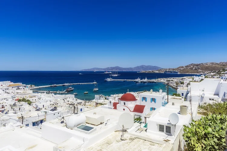 Mikonos: turismo representa 12% do PIB da Grécia (Westend61/Getty Images)