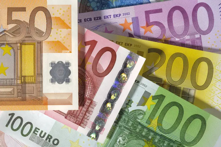 Euro: Os 7,0% de abril interromperam um ciclo de cinco meses consecutivos de queda da inflação (Wolfgang Filser / EyeEm/Getty Images)