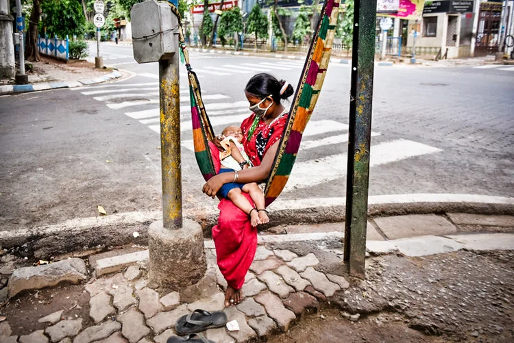 Crise econômica: Banco Mundial projeta que este ano a economia mundial contrairá 5%. (Indranil Aditya/NurPhoto/Getty Images)