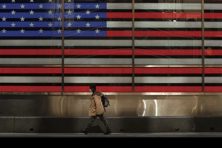  Nova York, 25 de abril de 2020. (Justin Heiman/Getty Images)