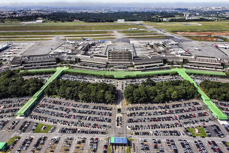 Aeroporto de Guarulhos: novo sistema anunciado pelo governo entrará em operação em 2 de agosto (Divulgação/Divulgação)