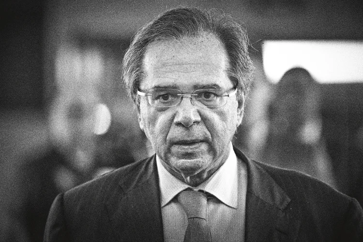 Ministro Paulo Guedes: o liberal raiz que tenta emplacar uma agenda reformista (Mauro Pimentel/AFP/AFP)