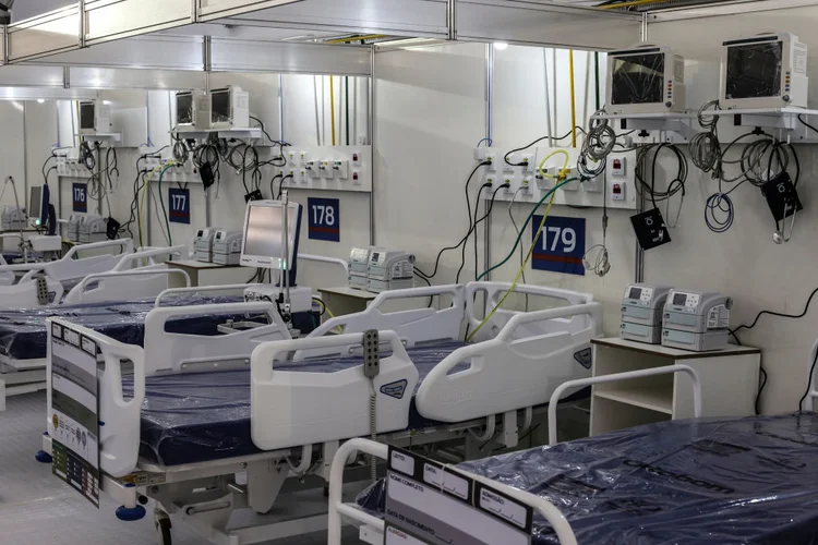Coronavírus: abertura de hospital de campanha em São Gonçalo é adiada pela quinta vez (Luis Alvarenga/Getty Images)