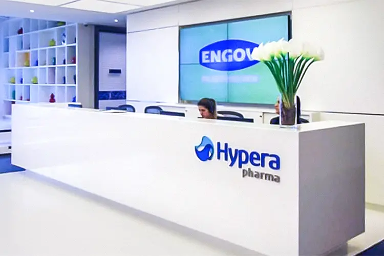 Recepção da Hypera: ações acumulam forte alta no ano (Hypera Pharma/Divulgação)