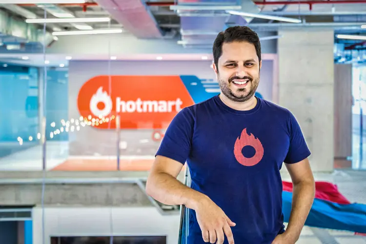 João Pedro Resende, presidente da Hotmart: empreendedor fundou a empresa em Belo Horizonte em 2011 com o colega Mateus Bicalho (Hotmart/Divulgação)