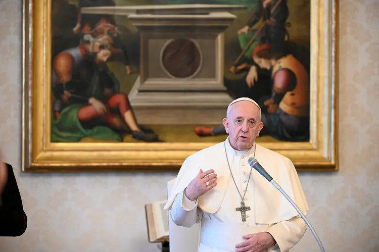 Papa Francisco afirmou ter recebido inúmeras mensagens sobre problemas trabalhistas no 1º de maio (Vatican Media/Reuters)