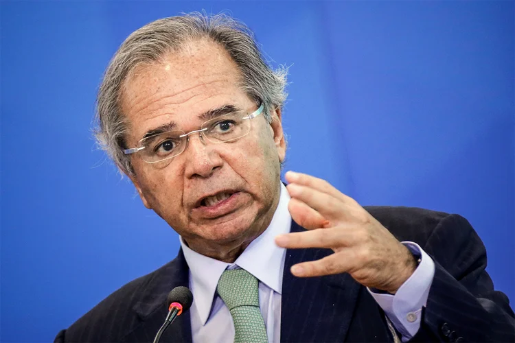 Paulo Guedes: ministro classificou o resultado de julho como "notícia extraordinária" (Adriano Machado/Reuters)