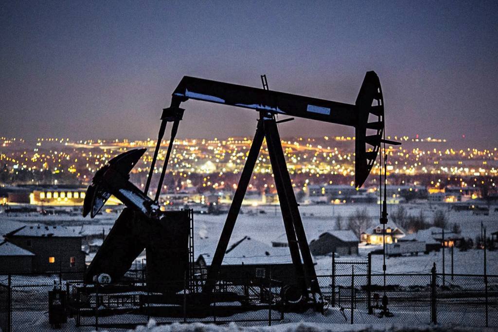 Com o acordo, a cotação do petróleo chegou a atingir o maior nível em 10 meses em Nova York (Daniel Acker/Bloomberg)