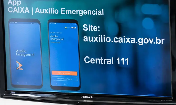 Lançamento do app do auxílio emergencial (Marcello Casal Jr/Agência Brasil)