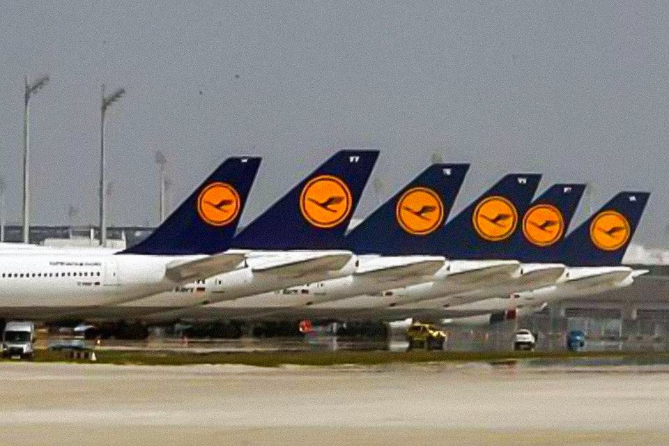 Lufthansa: acordo de 9 bilhões de euros vai fornecer liquidez à empresa em meio aos impactos econômicos por conta da pandemia do novo coronavírus (./Divulgação)