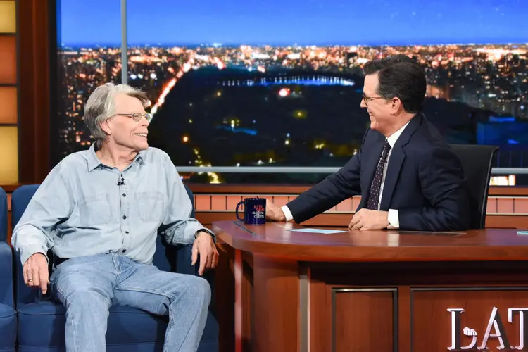 Stephen King: escritor deu uma entrevista à Stephen Colbert, no The Late Show (CBS Photo Archive/Getty Images)