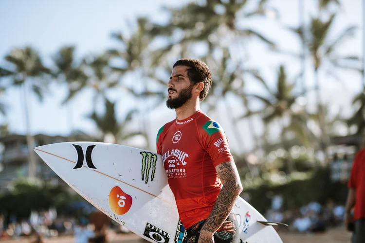 Filipe Toledo é o líder no campeonato mundial de surfe (Ed Sloanei/WSL/Getty Images)