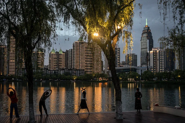 China: Wuhan foi o primeiro epicentro da doença (Stringer / Correspondente/Getty Images)