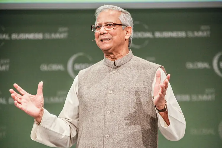 Yunus: banqueiro premiado nas Olimpíadas foi vencedor do Nobel da Paz em 2006 (Divulgação/Divulgação)