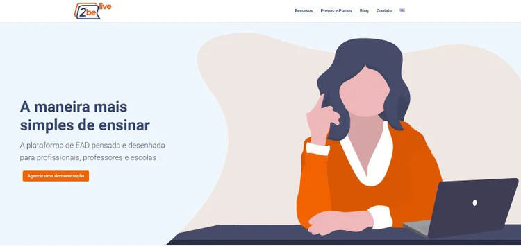 2 beLive: a plataforma de ensino oferece recursos interativos para prender a atenção dos alunos durante as aulas (2 beLive/Divulgação)