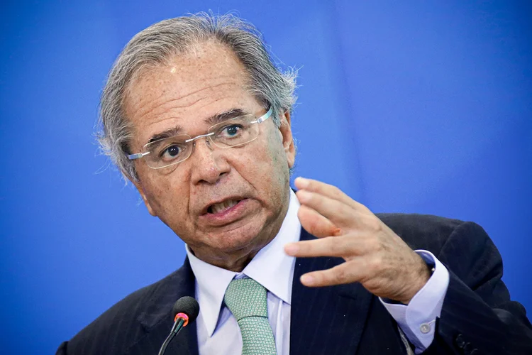 Guedes: ministro afirmou que o governo encaminhará ao Congresso na próxima terça-feira a primeira tranche da proposta da reforma tributária (Adriano Machado/Reuters)