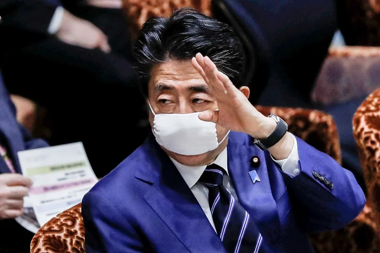 Shinzo Abe, ex-primeiro ministro do Japão (Issei Kato/Reuters)