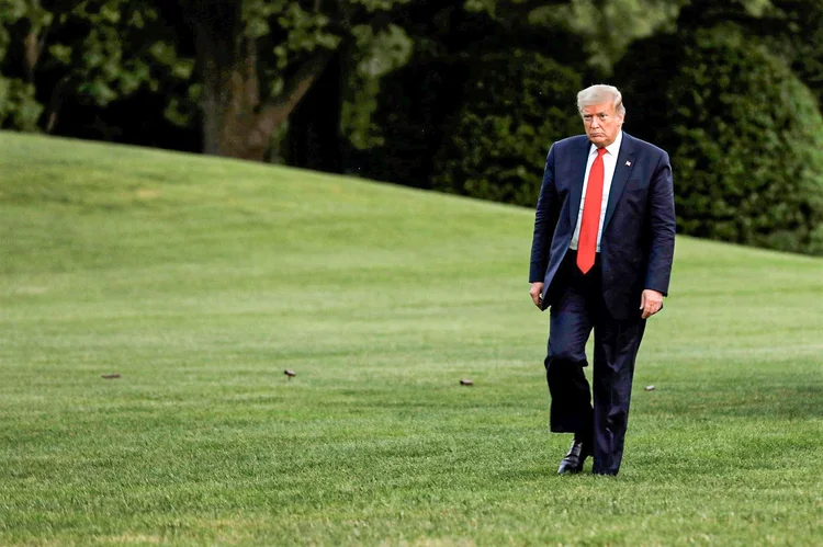 Donald Trump: presidente ameaçou colocar tropas nas ruas para combater os protestos (Yuri Gripas/Reuters)