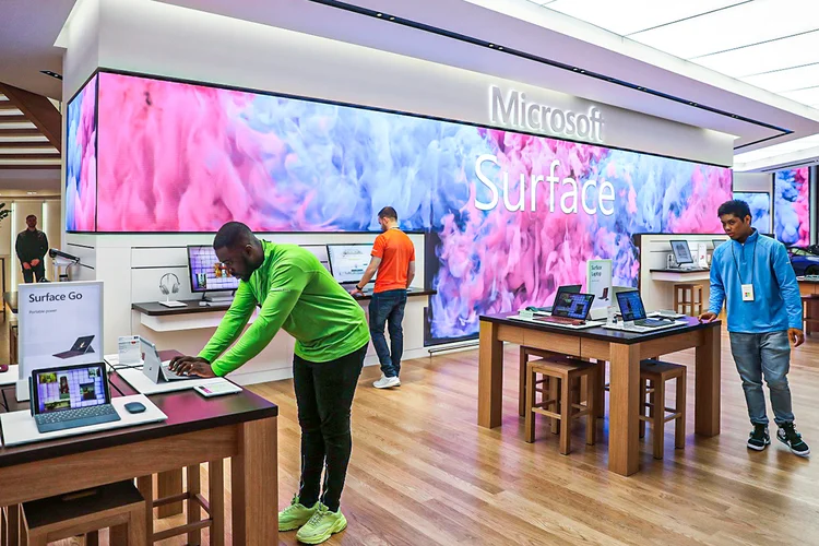 Loja da Microsoft em Londres
REUTERS/Simon Dawson (Simon Dawson/Reuters)