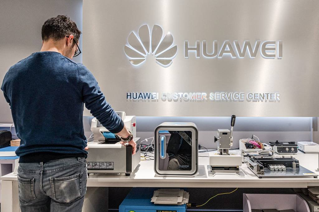 Huawei: empresa informou que não ficará com nenhuma participação no negócio (Geert Vanden Wijngaert/Bloomberg)