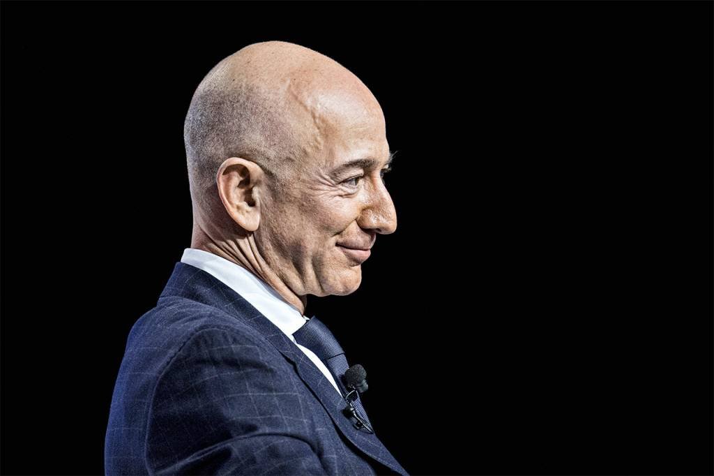 Jeff Bezos: bilionário volta ao posto após Adani Group ser acusado de fraude (Andrew Harrer/Bloomberg)
