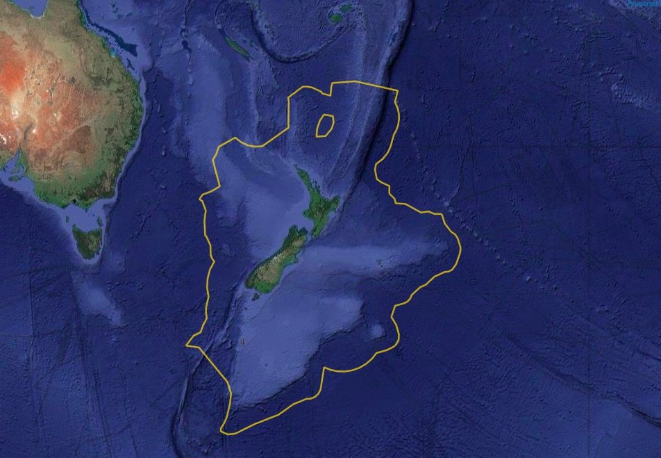 Continente desaparecido no oceano Pacífico ganha seus primeiros mapas