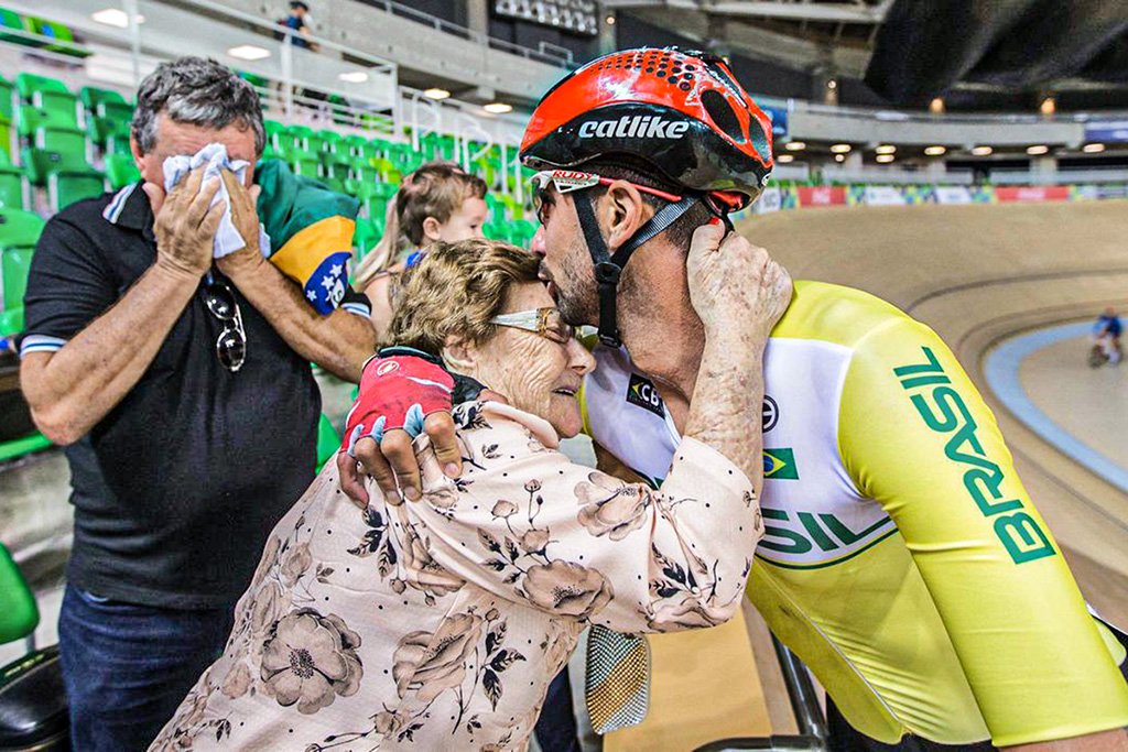 Lauro Chaman: ciclista tem a avó como inspiração nas competições (Marco Antonio Teixeira/CPB/Agência Brasil)